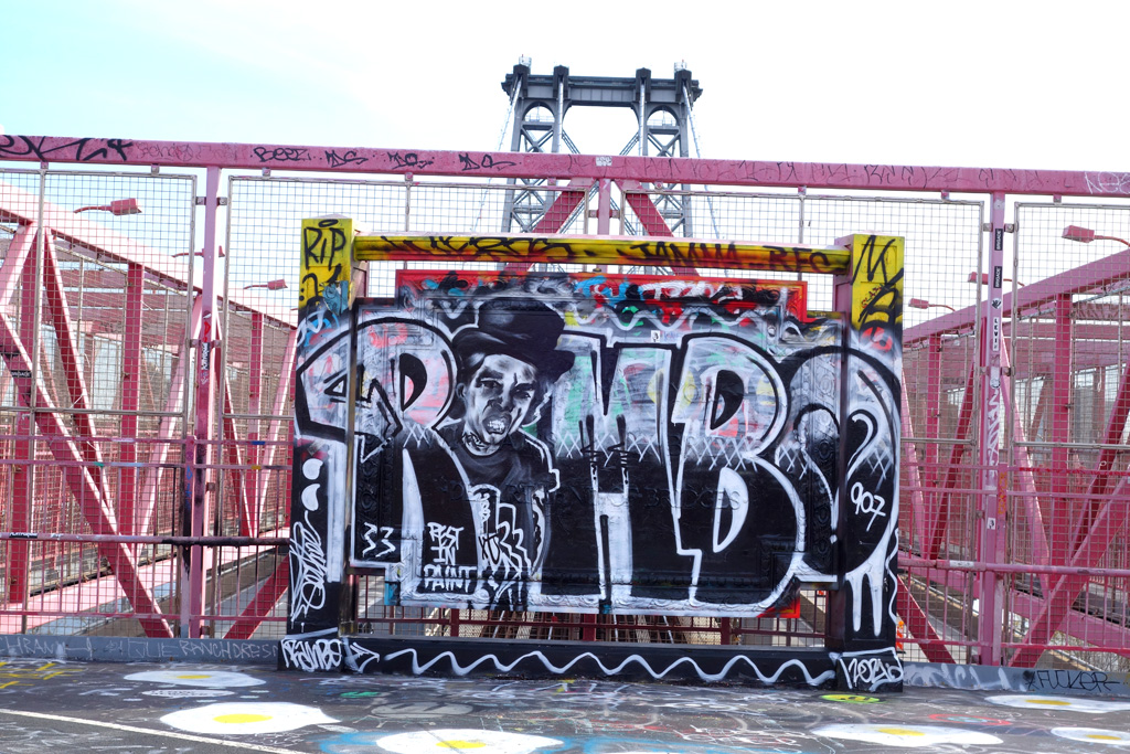 Rambo R.I.P. and Lower East Side NYC Graffiti Walk