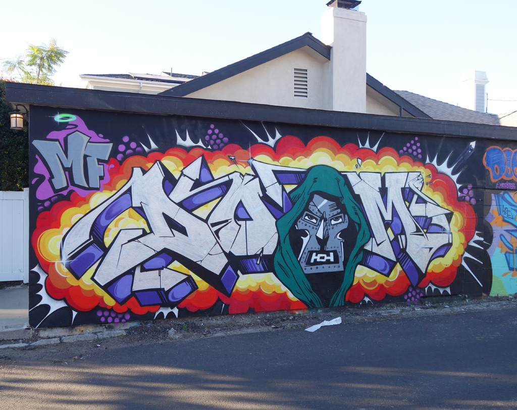 Melrose and Fairfax LA Graffiti Alleys